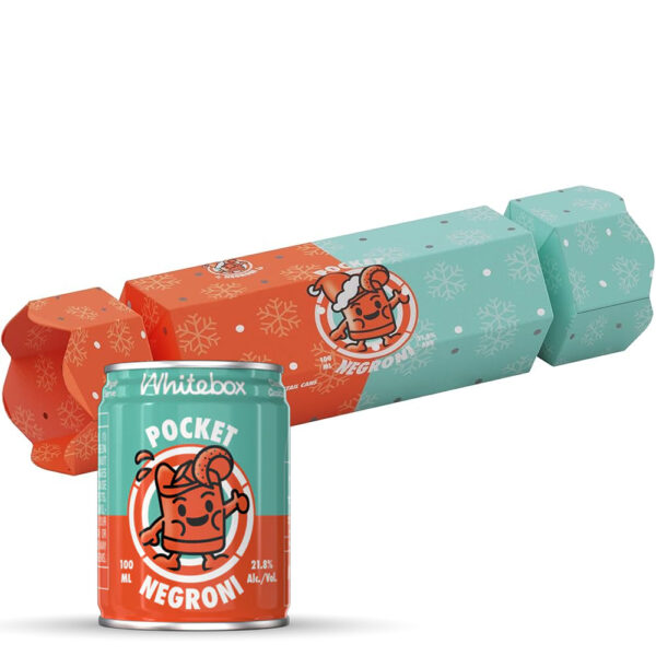 Whitebox Pocket Negroni Cans, 100ml Christmas Cracker