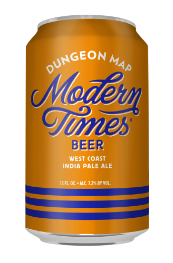 Dungeon Map Modern Times West Coast IPA 355ml Can - The Fine Wine Company