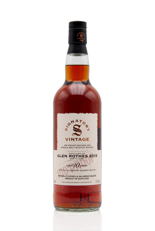 Glenrothes 2015 - 10 Year Old - # 50 (Signatory Vintage) 70cl Bottle