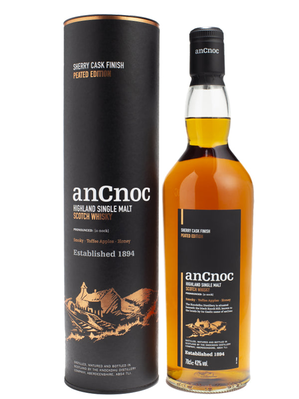 AnCnoc Sherry Cask Peated Edition, 70cl Bottle
