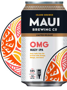 Maui Brewing Co, OMG Hazy IPA 355ml Can - The Fine Wine Company