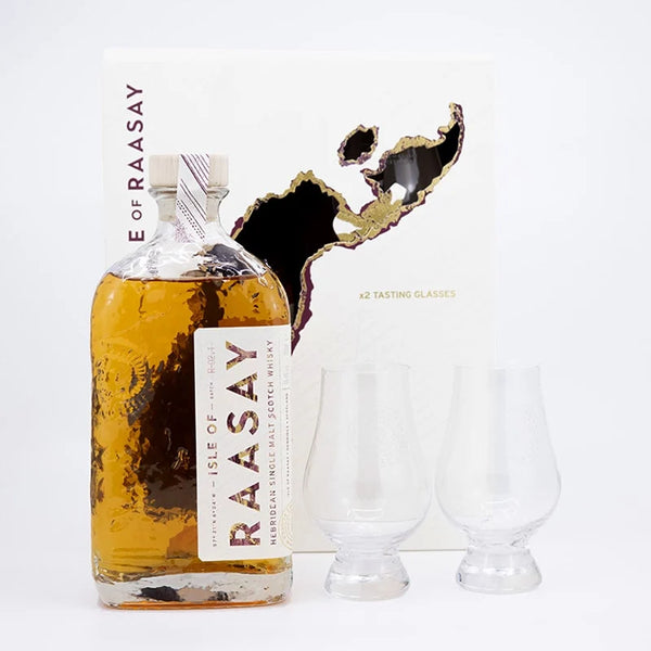 Isle of Raasay Distillery Single Malt  (70cl & 2 Glass Gift Set), 70cl Bottle