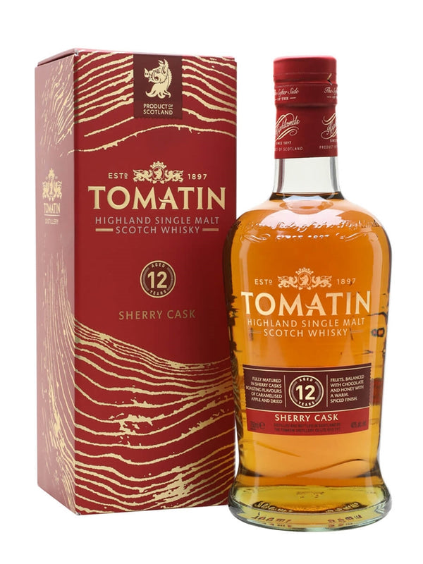 Tomatin 12 Year Old Sherry Cask, 70cl Bottle