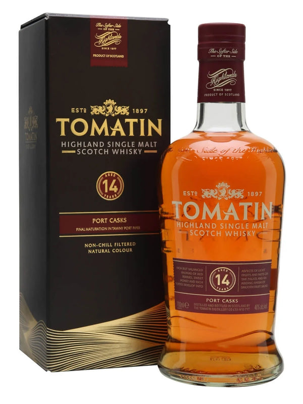 Tomatin 14 Years Old Port Wood Finish, 70cl Bottle