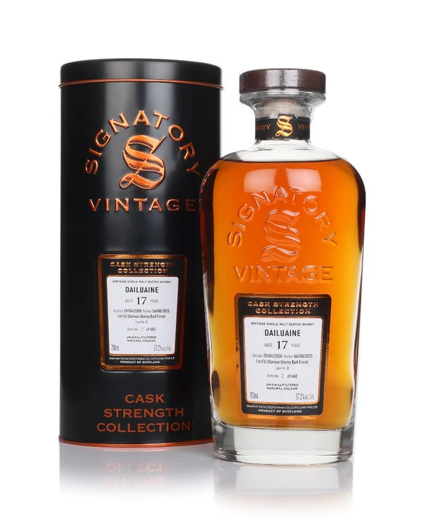 Dailuaine, Signatory Vintage 2008 / 2025 #3 Cask Strength, 70cl Bottle