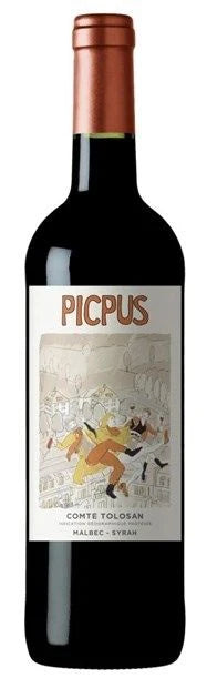 Les Vignobles St Didier Parnac, 'Picpus', Comte Tolosan, Malbec Syrah 2023 (Case)