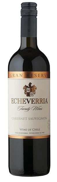 Vina Echeverria, Gran Reserva, Valle de Curico, Cabernet Sauvignon 2020 (Case)