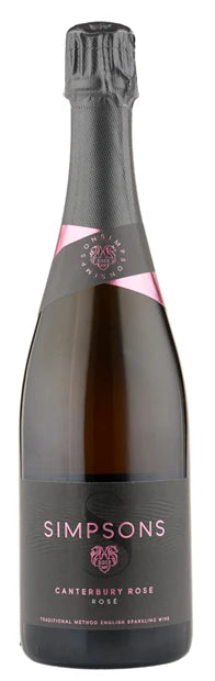 Simpsons Wine Estate, Kent, 'Canterbury Rose Sparkling Rose', Brut 2021 (Case)