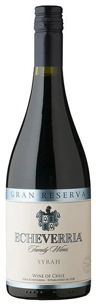 Vina Echeverria, Gran Reserva, Valle de Colchagua, Syrah 2019 (Case)