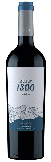 Andeluna '1300', Uco Valley, Malbec 2023 (Case)