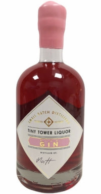Tiny Tower Liquor Pink Gin 50cl Bottle