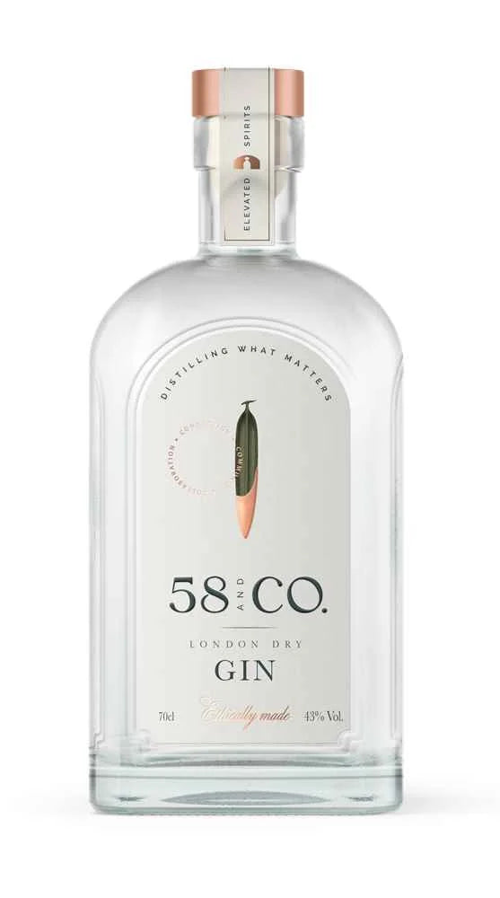 58 and Co London Dry Gin 70cl  Bottle
