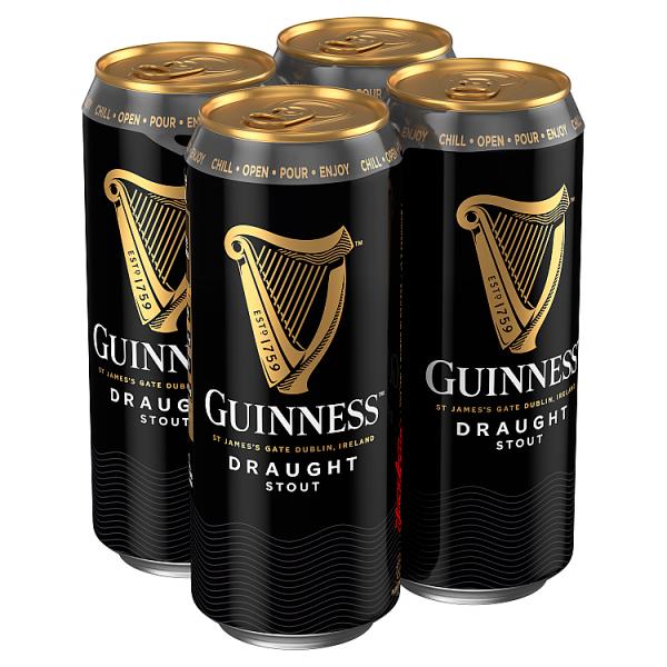 Guinness, Draught Stout, 470ml £6.69 Cans