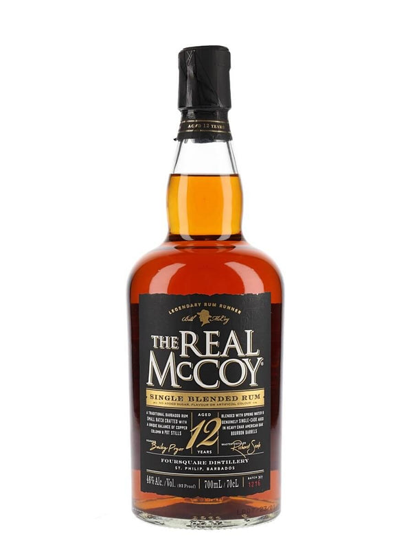 The Real McCoy 12 Year Old Distiller's Proof, 70cl Bottle