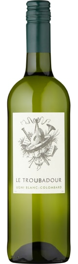 La Troubadour, Ugni Blanc Colombard Vin de France, (Case)