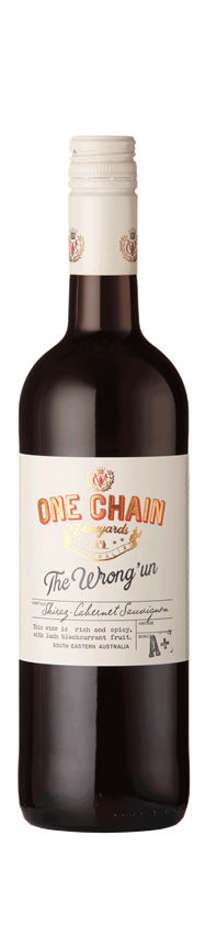 One Chain Vineyards, The Wrong Un Shiraz Cabernet, 2021 (Case)