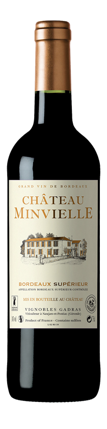 Chateau Minvielle, Rouge, AOC Bordeaux Superieur, 2022 (Case)