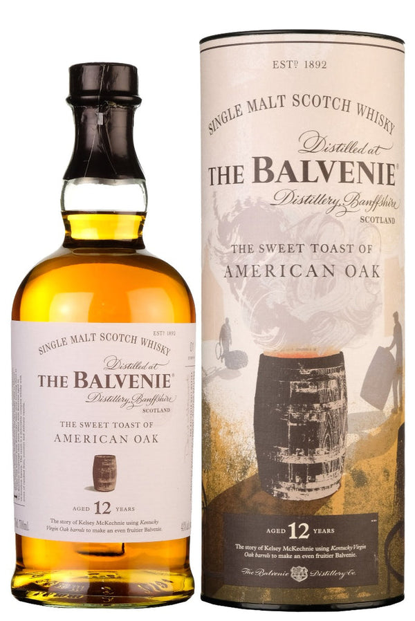 Balvenie 12 Year Old Sweet Toast Of American Oak, 70cl Bottle