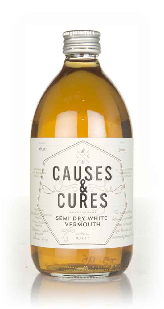 Causes & Cures Semi Dry White Vermouth, 50cl Bottle