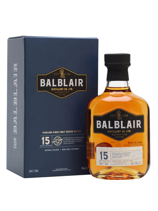 Balblair, 15 Year Old, 70cl Bottle