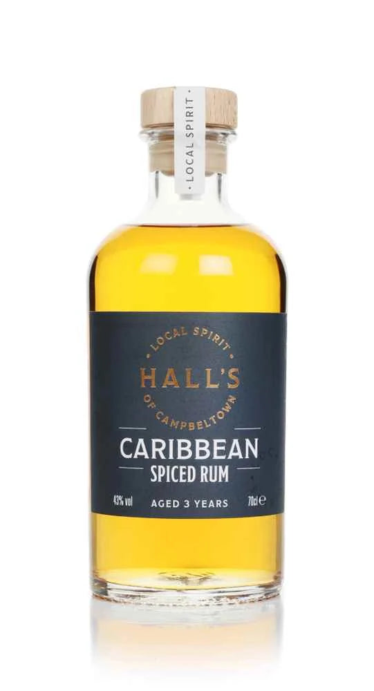 Hall's of Campbeltown, Spiced Caribbean Rum  70cl Bottle