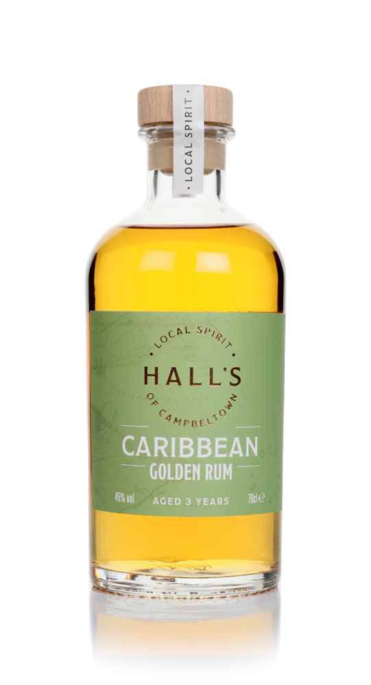 Hall's of Campbeltown Golden Caribbean Rum 70cl Bottle