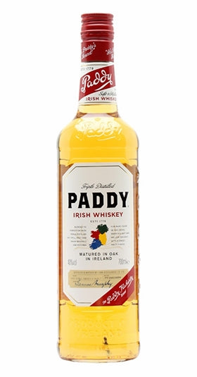 Paddy Irish Whiskey 70cl Bottle