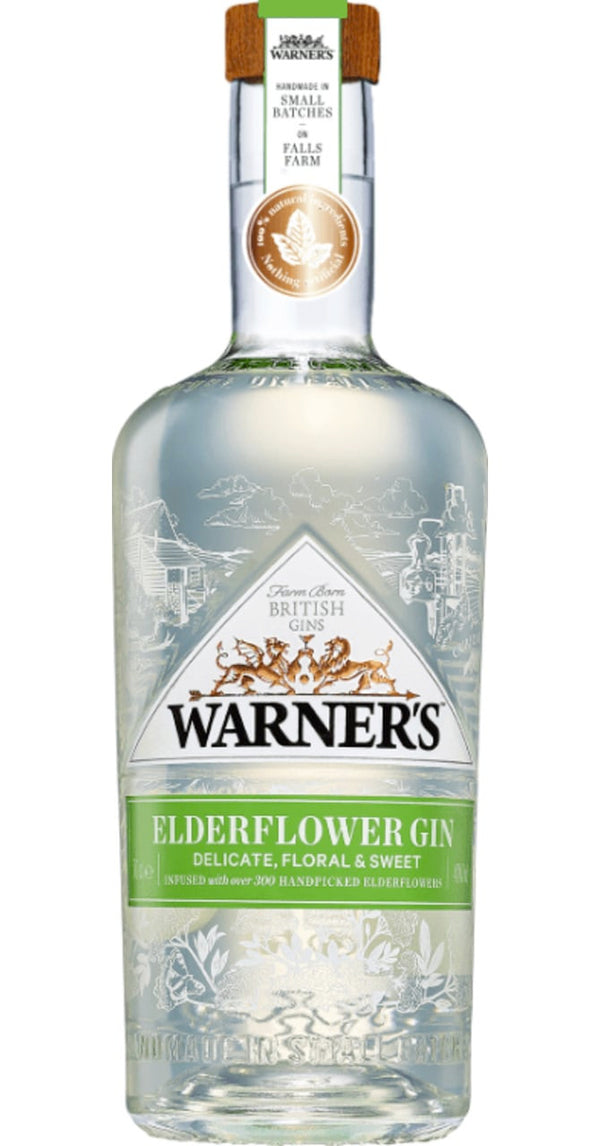 Warner's Elderflower Infused Gin 70cl Bottle