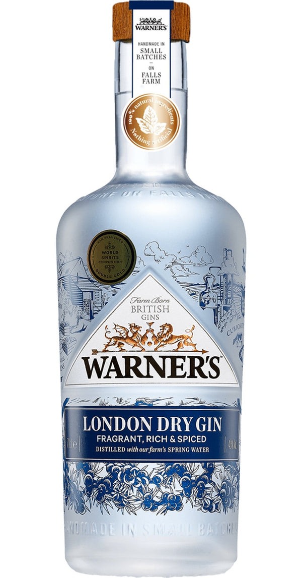 Warner's London Dry Gin 70cl Bottle
