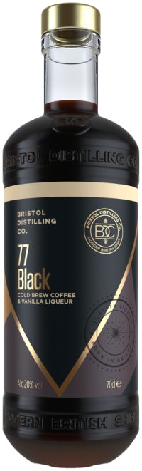 77 Black Cold Brew Coffee and Vanilla Liqueur 70cl Bottle