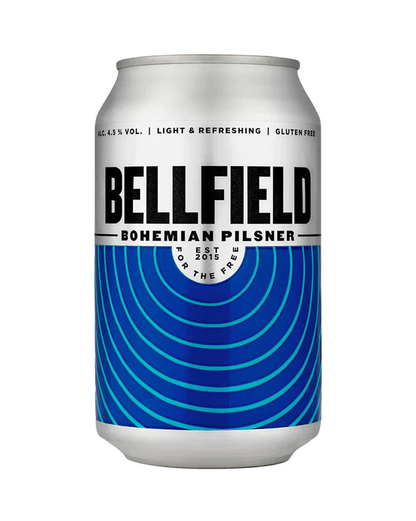 Bellfield Brewery, Bohemain Pilsner, 330ml Can