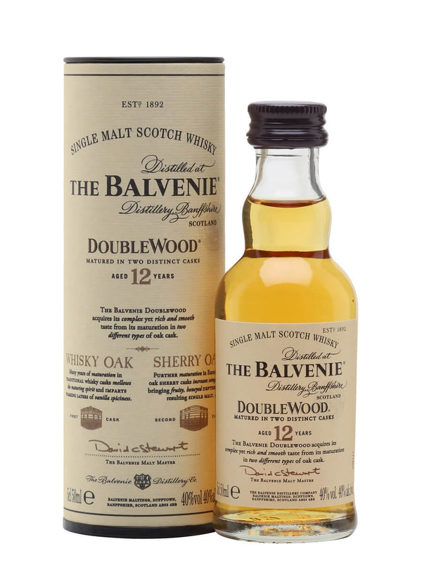 Balvenie, 12 Year Old Doublewood, 5cl Bottle