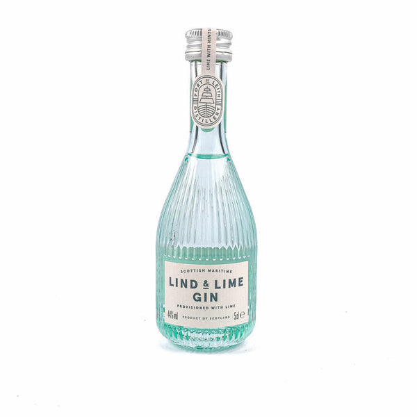 The Port of Leith Distillery, Lind & Lime Gin Crackers, 5cl Bottle
